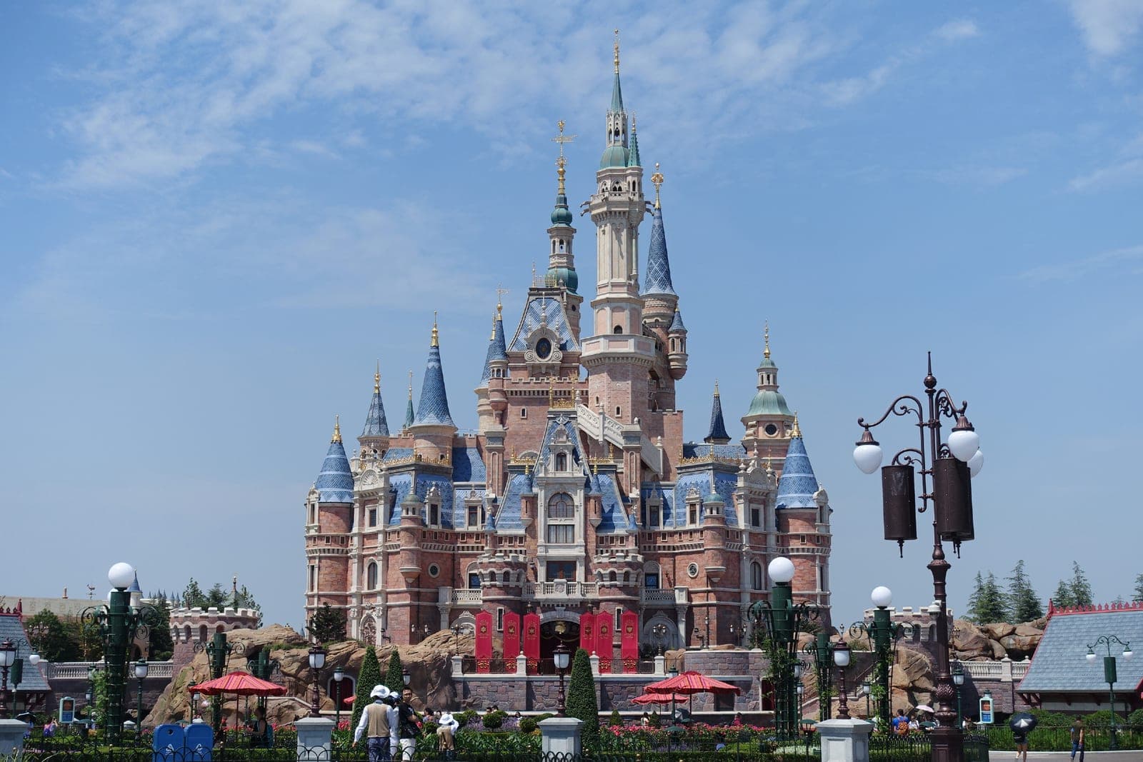 The Enchanted Storybook Castle at Shanghai Disneyland