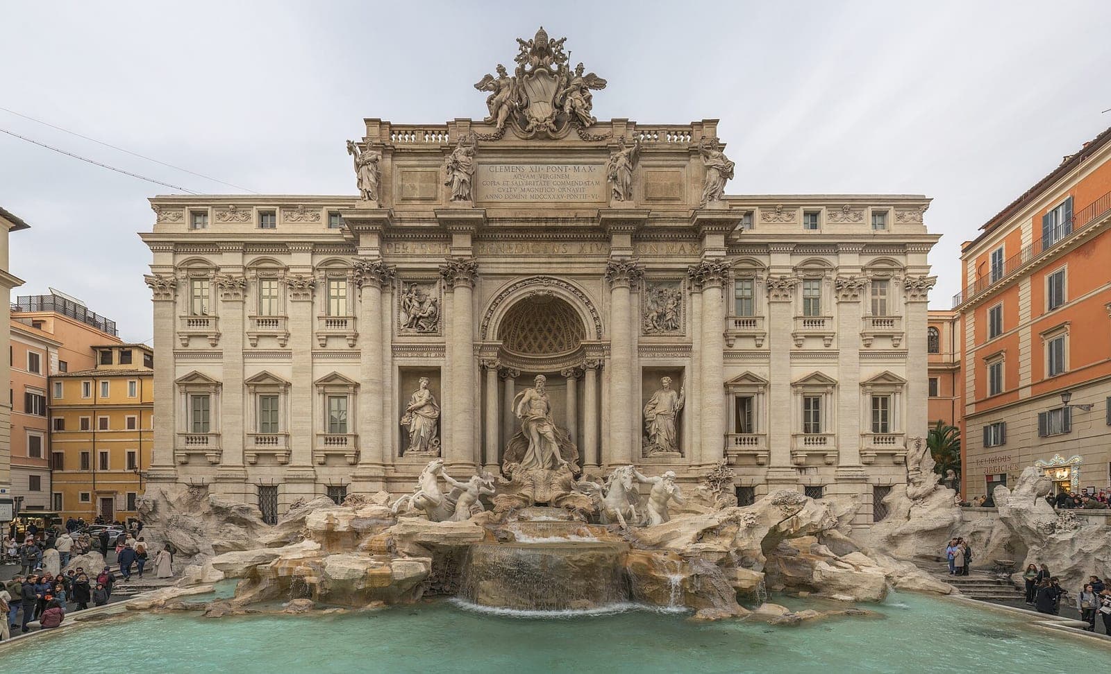The Trevi Fountain in Rome