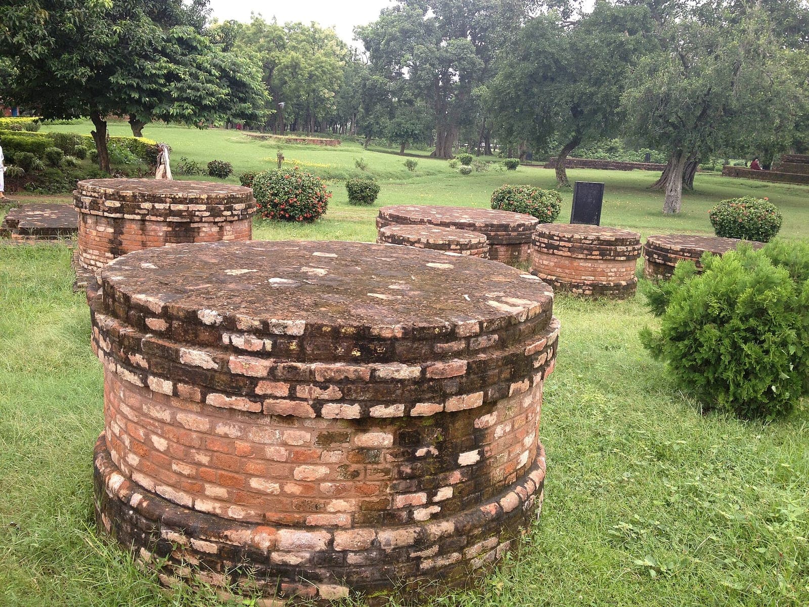 The remains of Jetavana monastery at Sravasti