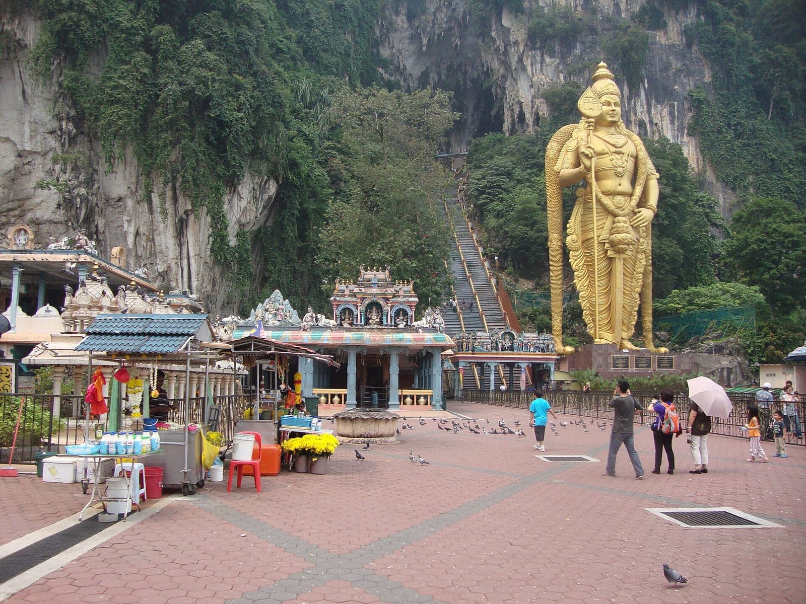 The Murugan statue at Batu Caves