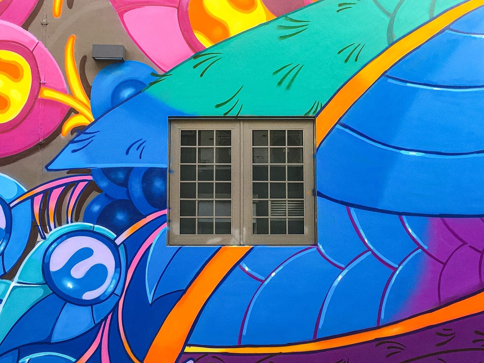 A colourful mural in Singapore’s Little India
