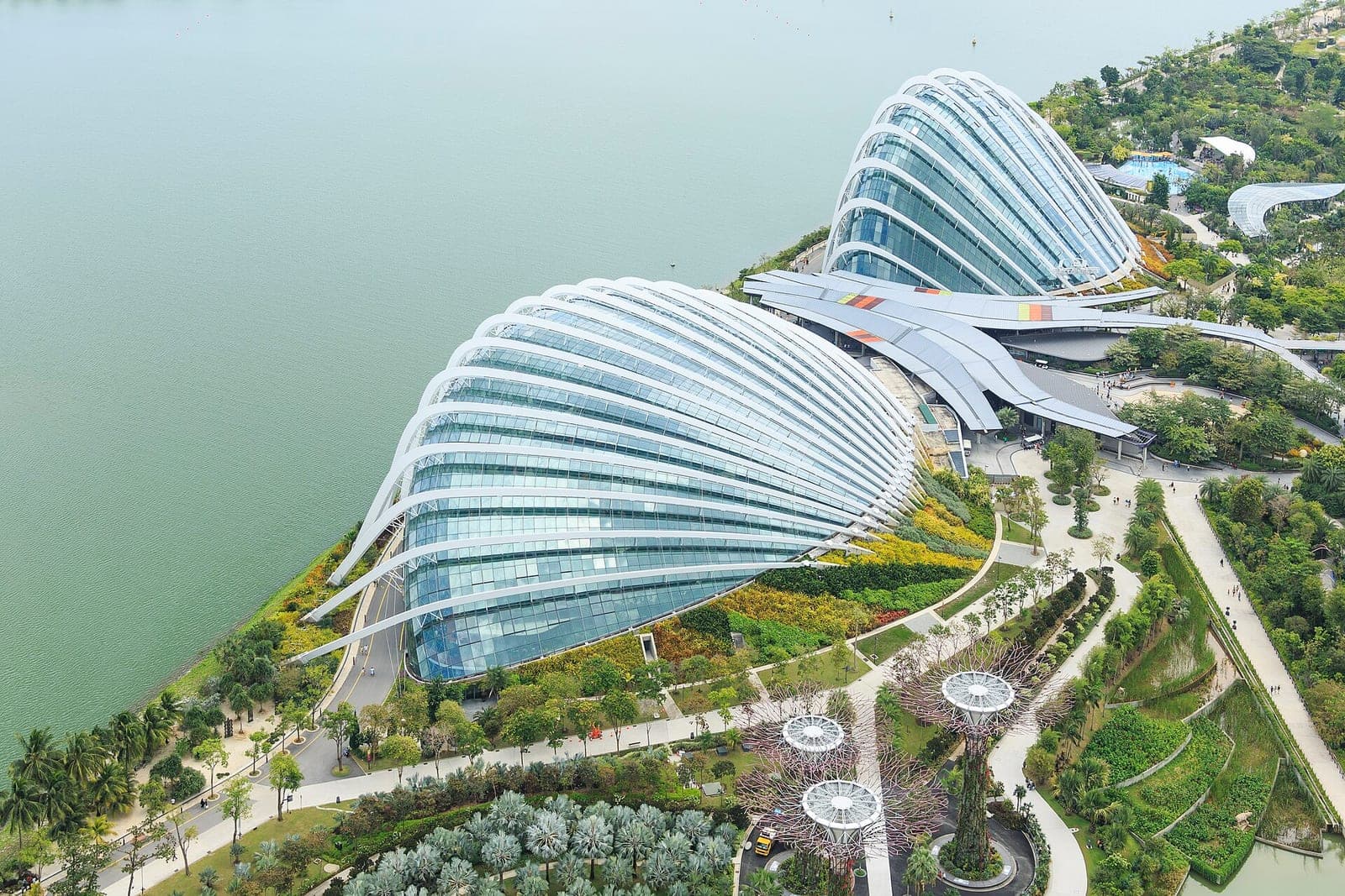 The conservatories at Gardens by the Bay