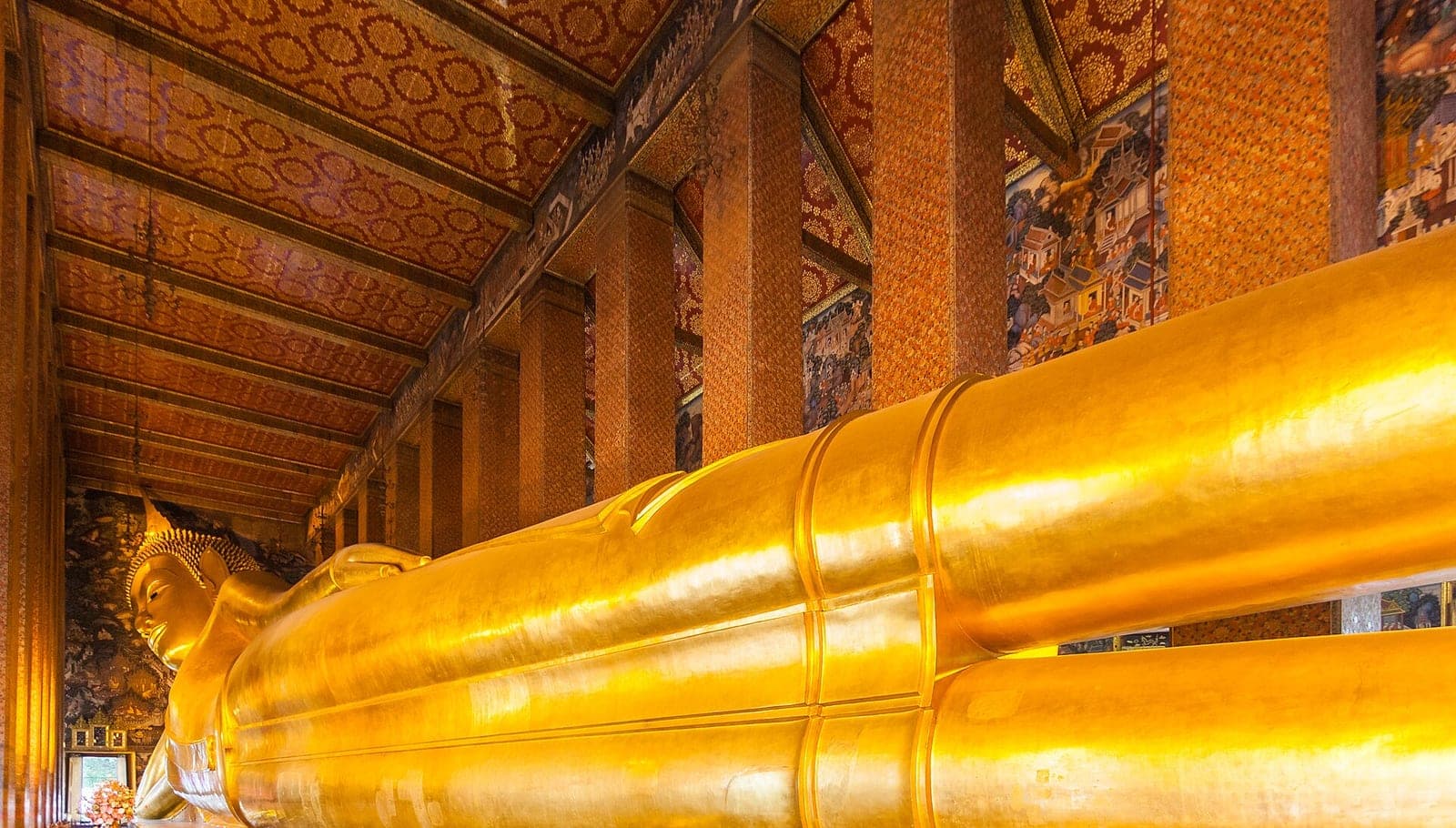 The reclining Buddha at Wat Pho, Bangkok