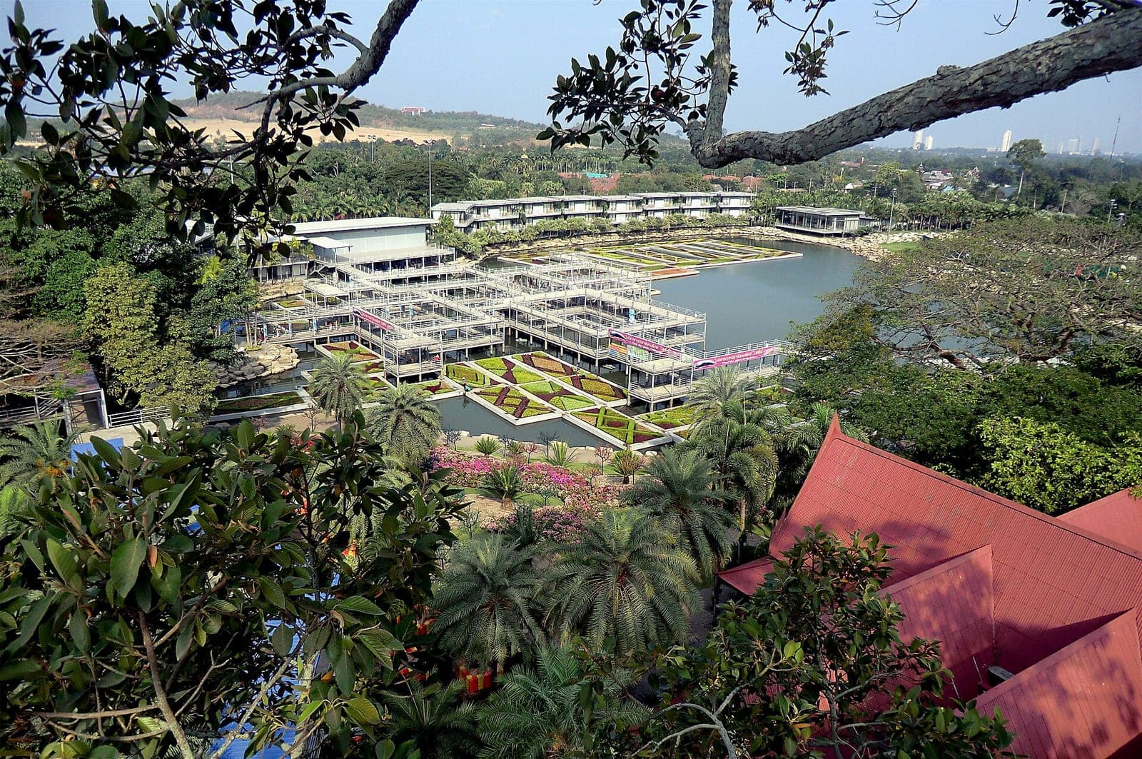 The landscaped grounds of Nong Nooch Tropical Garden