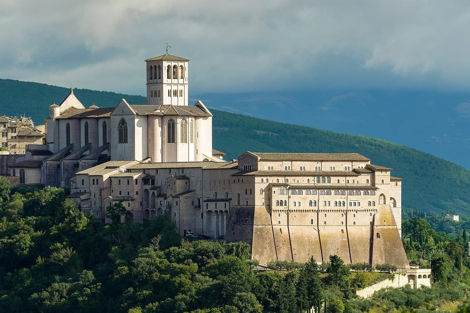 The Basilica of Saint Francis in Assisi