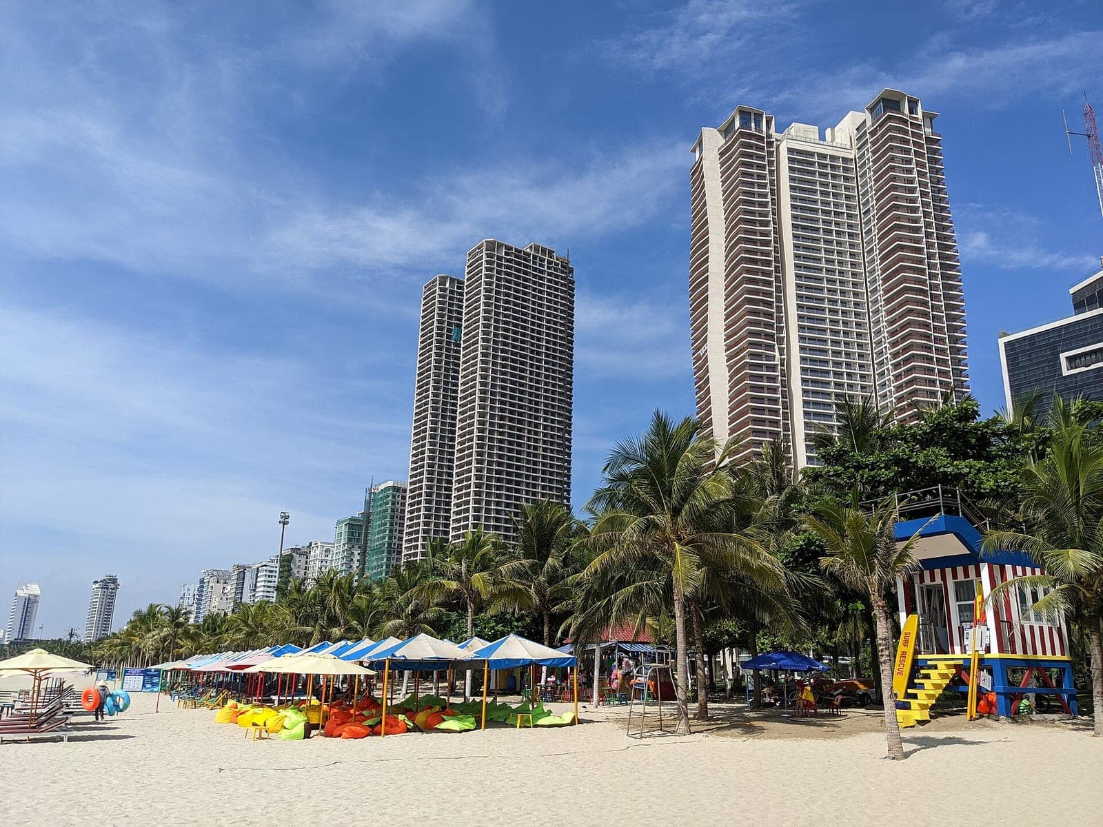 Da Nang’s beachfront beside My Khe Beach