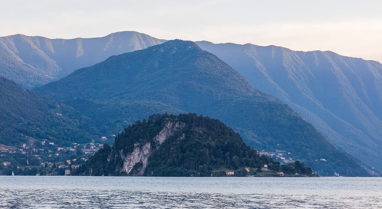 Lake Como and the hills around Bellagio