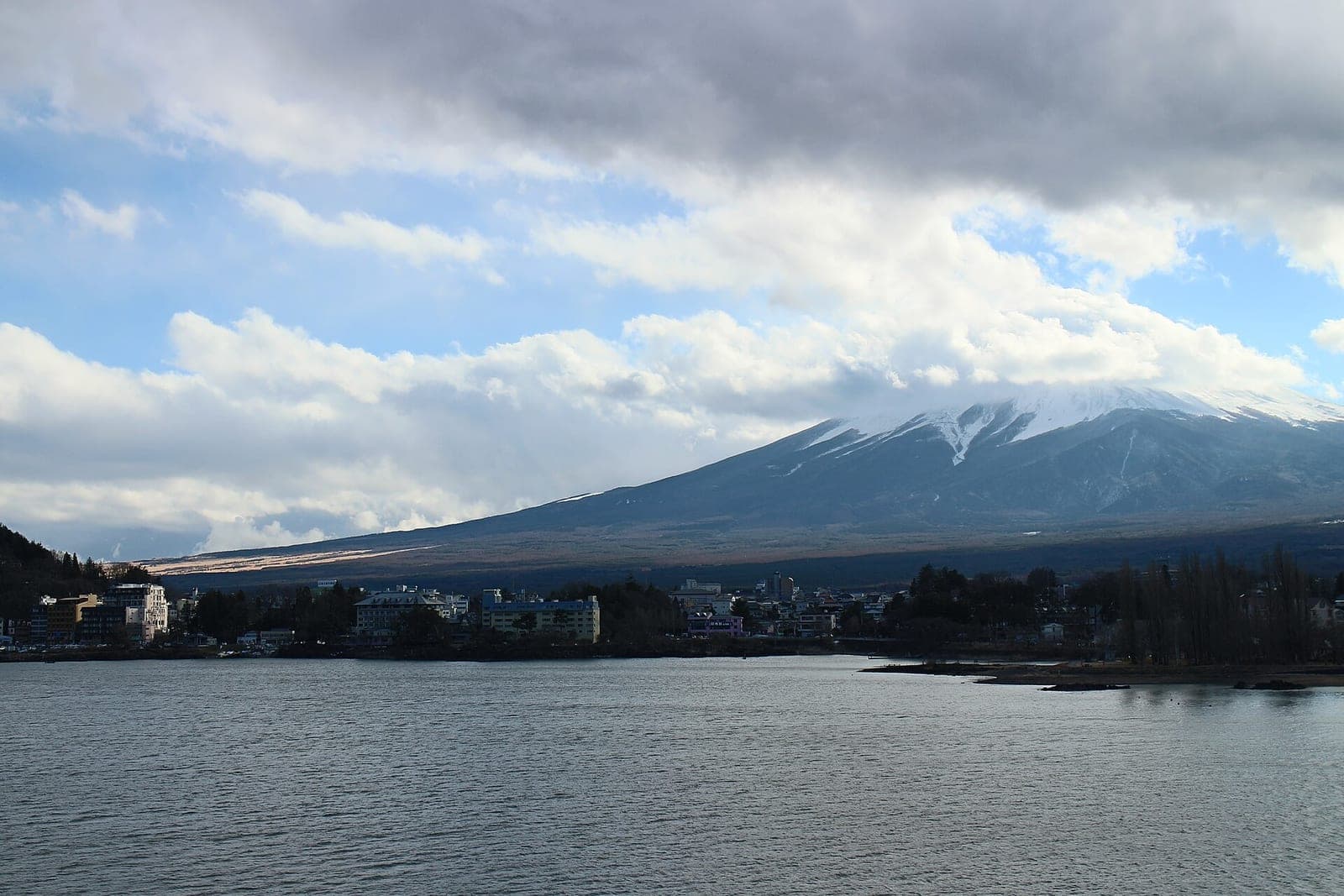 Mount Fuji across Lake Kawaguchi