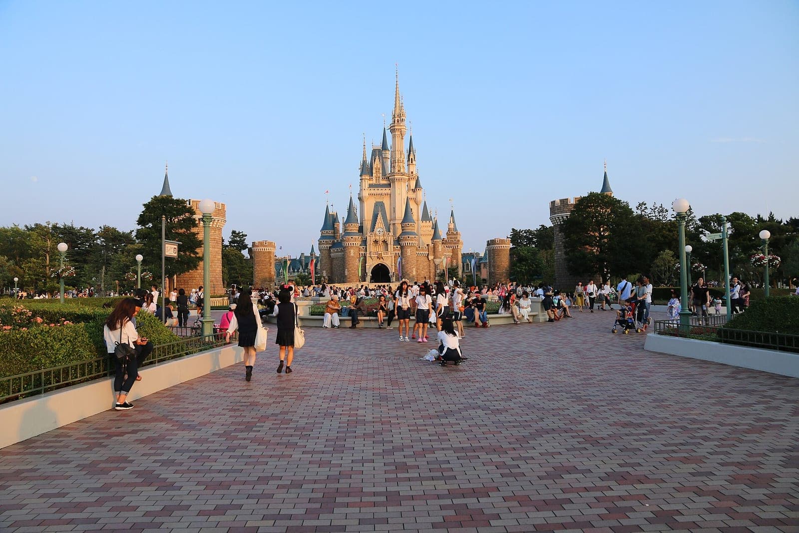 The castle at Tokyo Disneyland