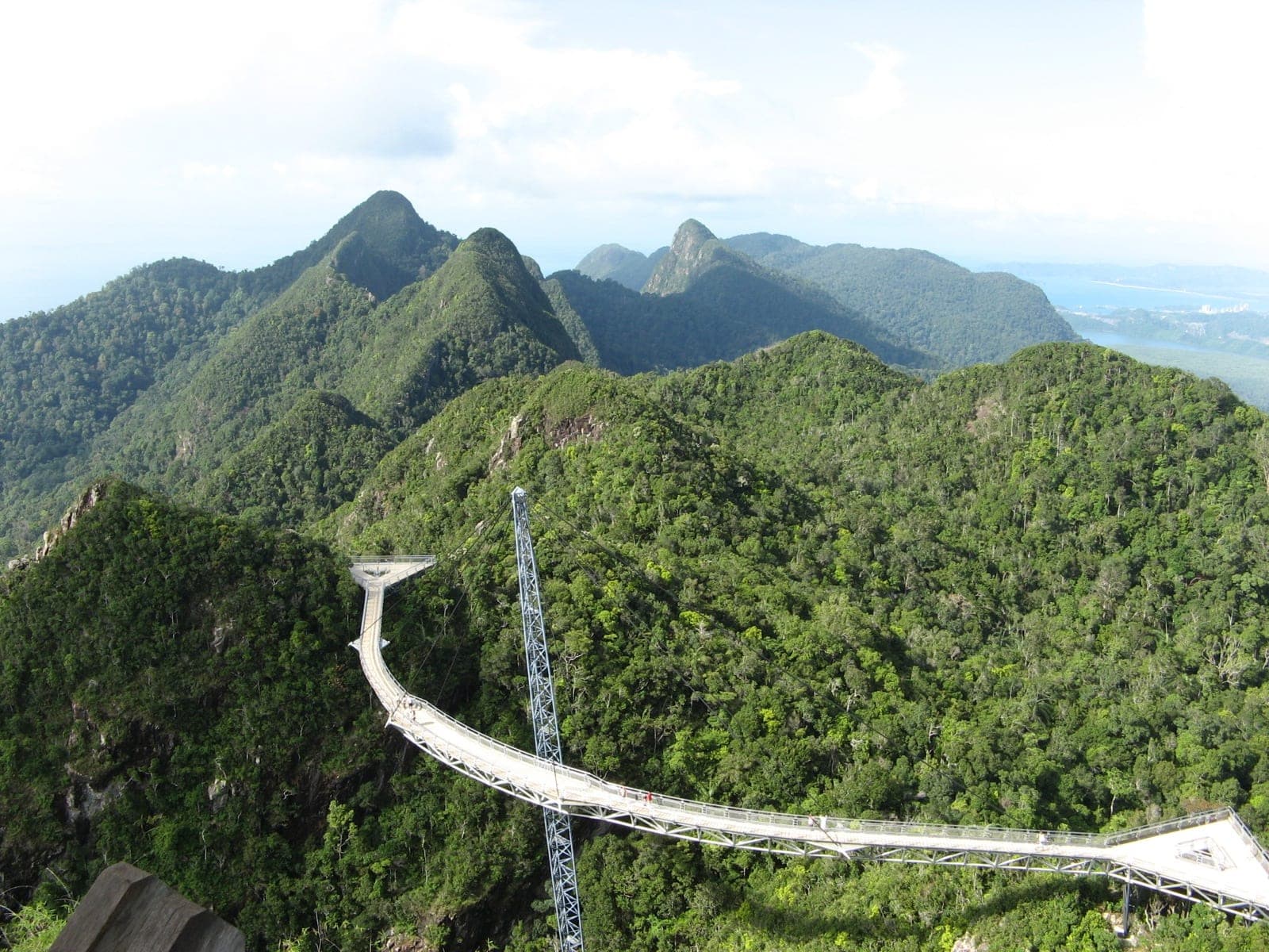 Langkawi SkyBridge above the forest