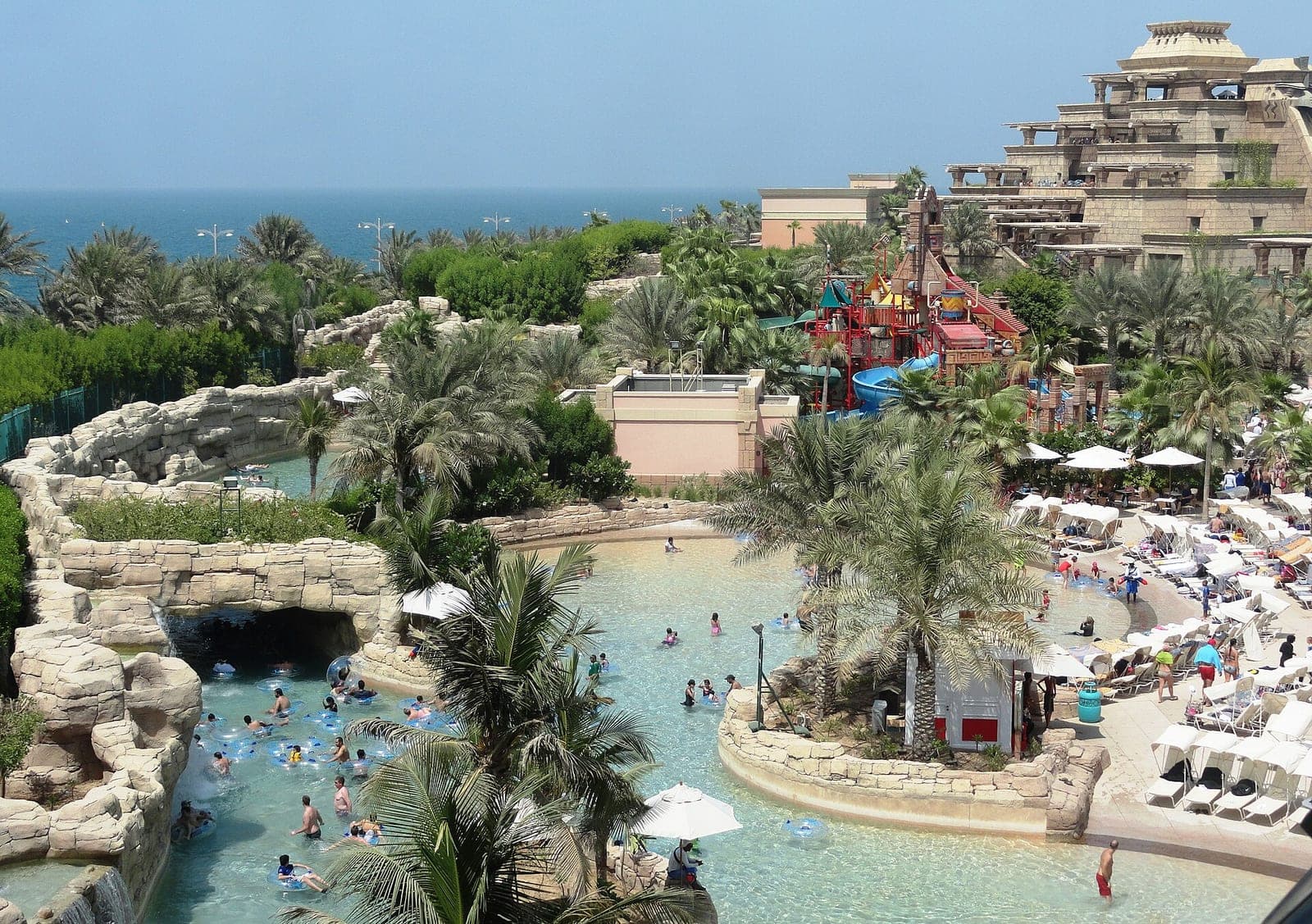 Water rides at Aquaventure, Dubai